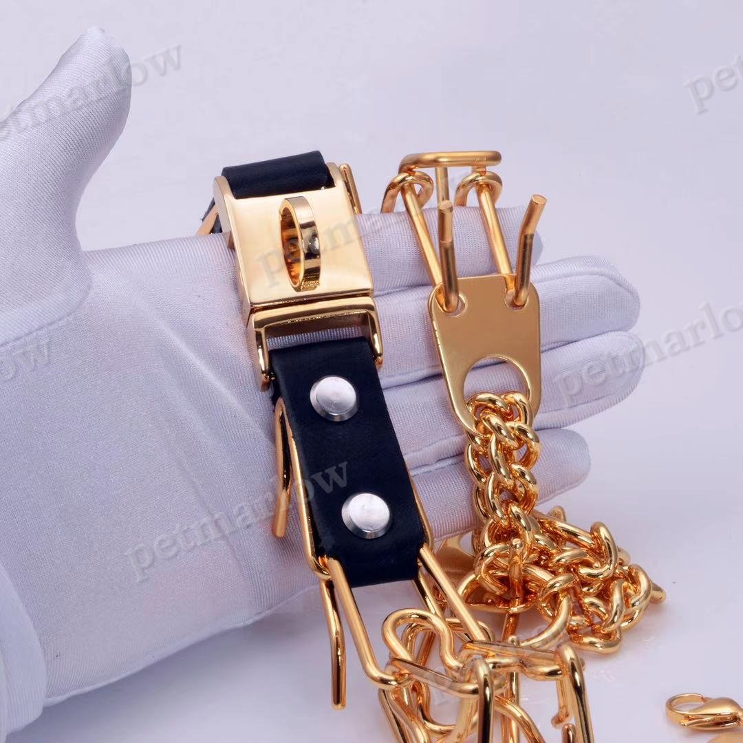 Dog Gold Chain Collar Pet Dog Stimulation Training Neck Stainless Steel Collar – view 5