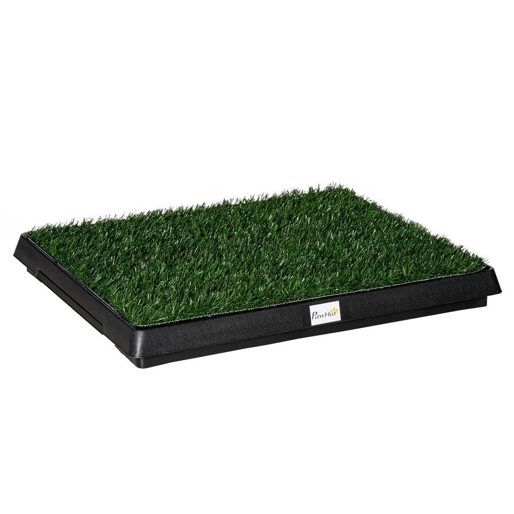 Dog Grass Pad with Tray for Potty Training – Green