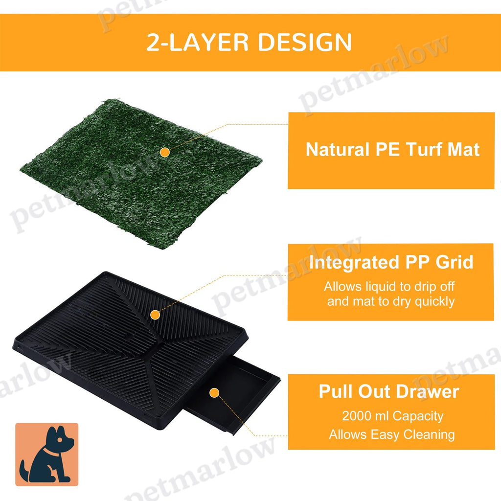 Dog Grass Pad with Tray for Potty Training – view 5