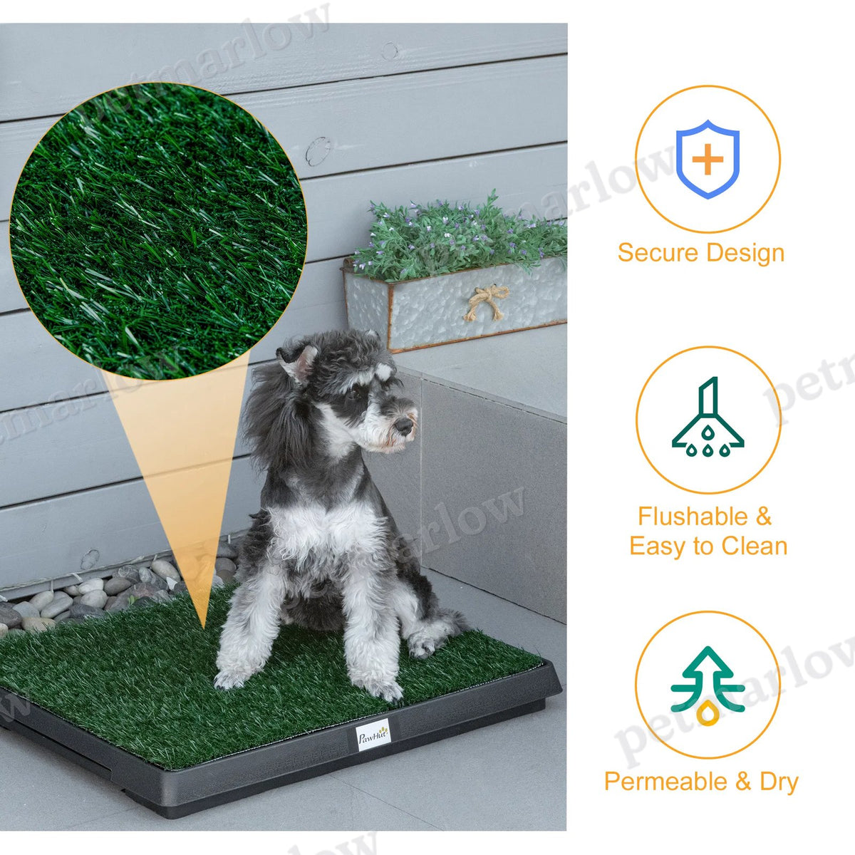 Dog Grass Pad with Tray for Potty Training – view 6