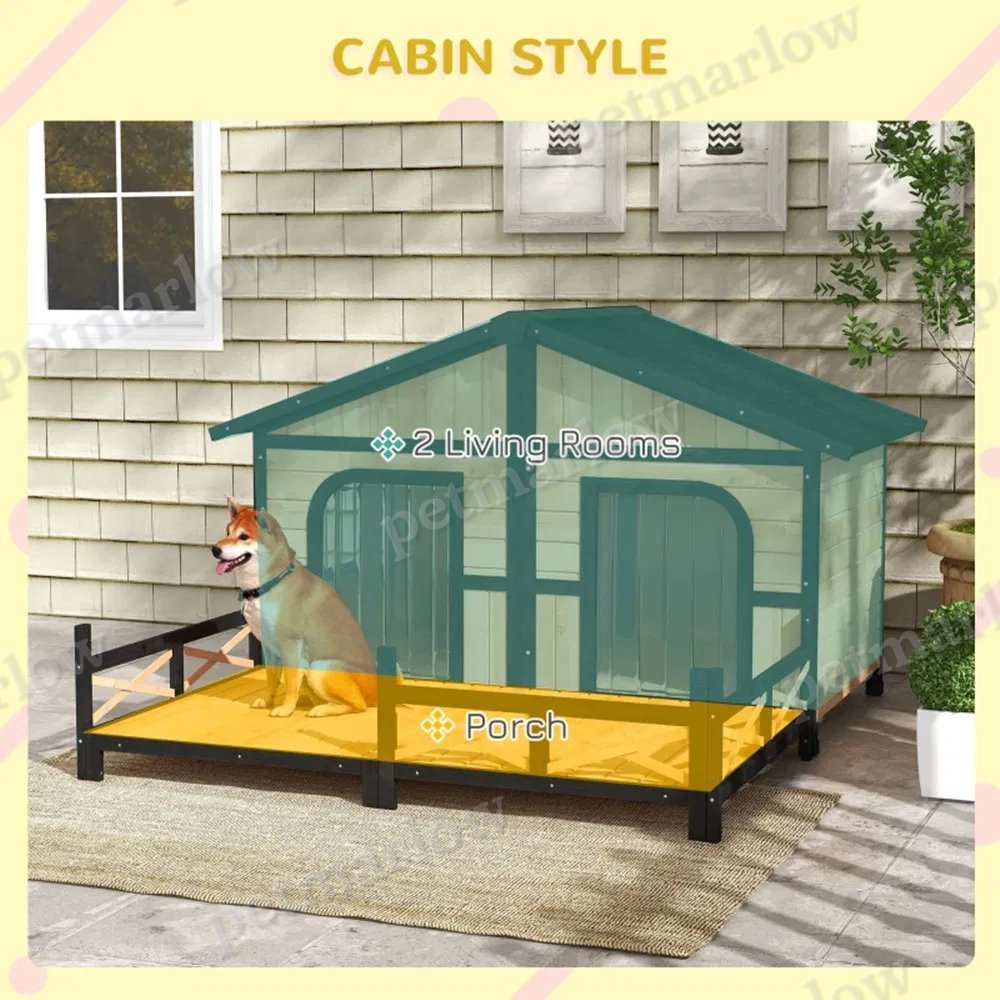 Dog House- Natural Wood – view 4