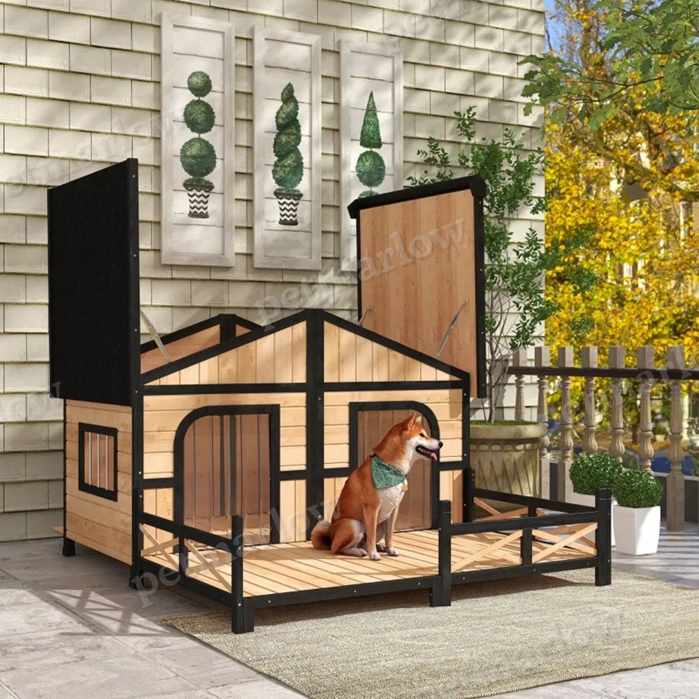 Dog House- Natural Wood – view 5
