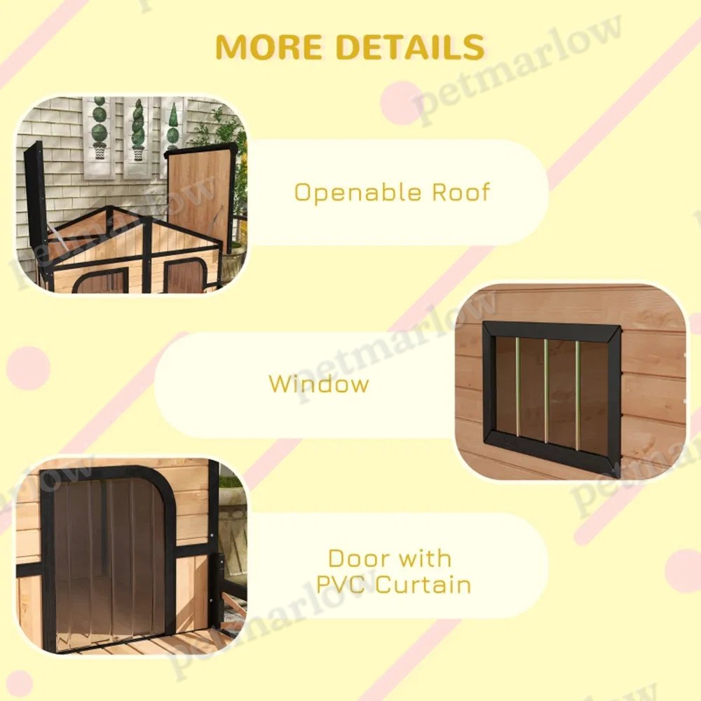 Dog House- Natural Wood – view 6