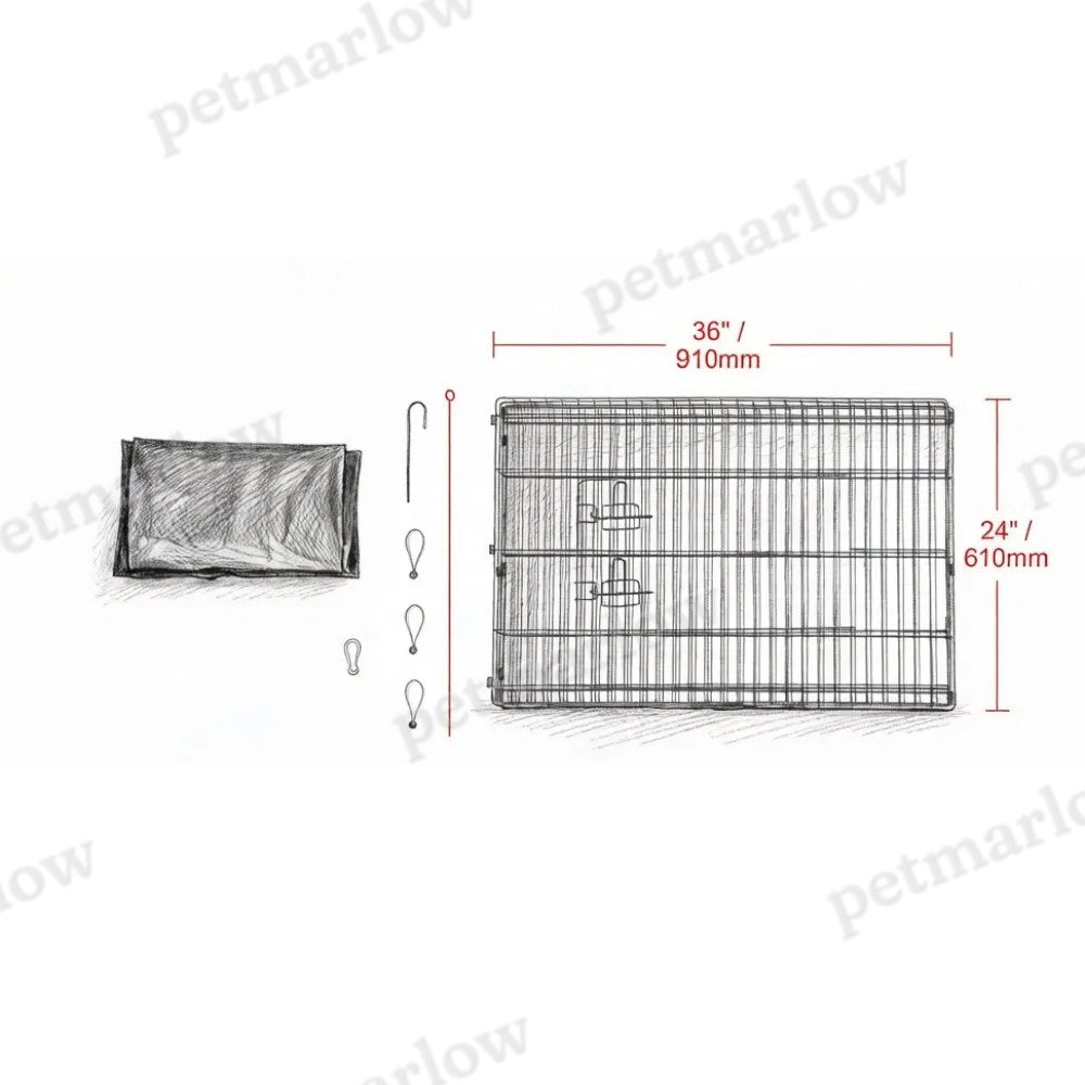 Dog Playpen for Small and Medium Pets – view 6