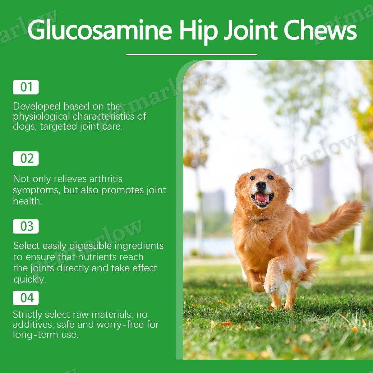 Dog Joint Support Chews for All Breeds, Chicken Flavor – view 4