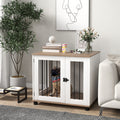 Dog Kennel Furniture Side End Table – Brown / 850x720x140 mm