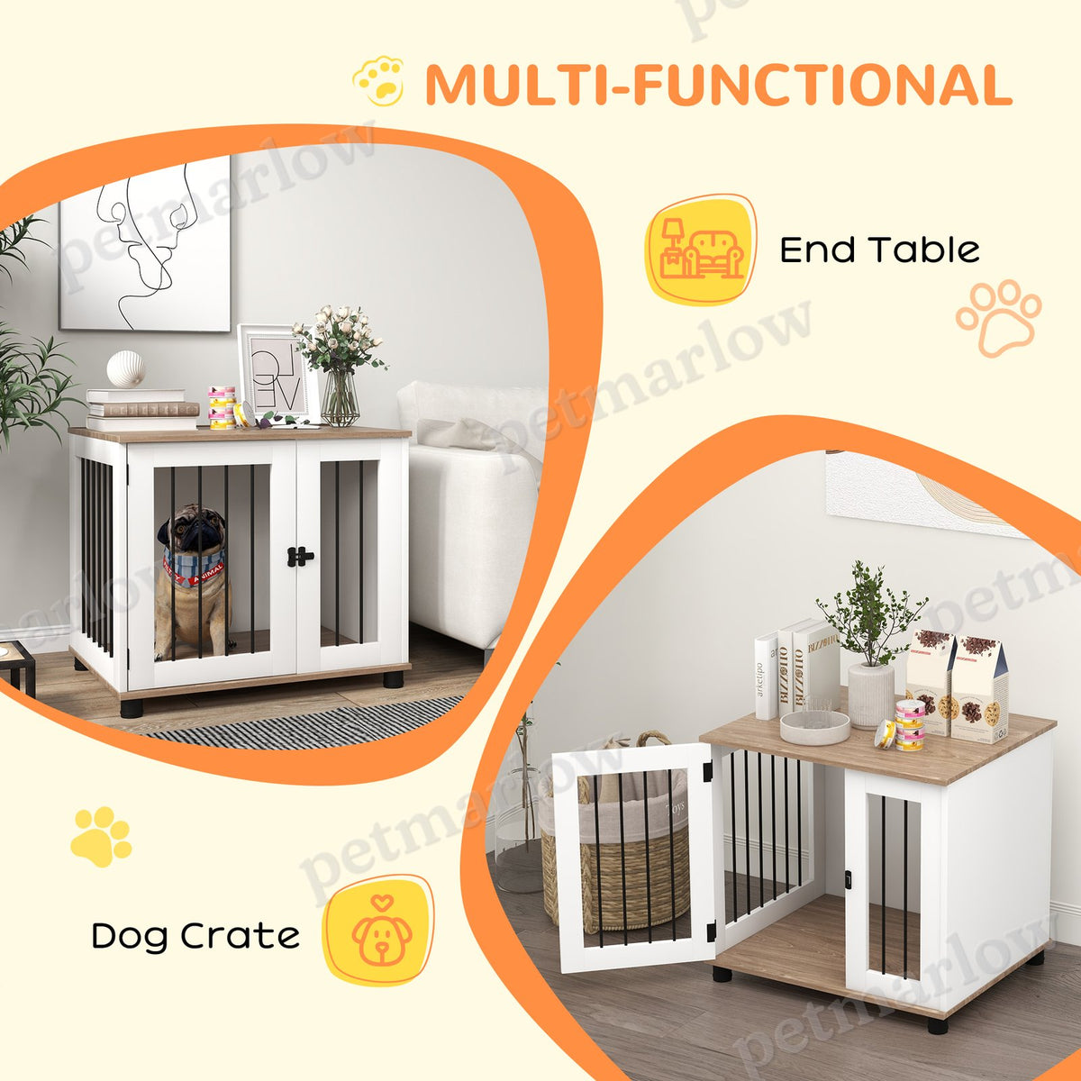Dog Kennel Furniture Side End Table – view 4