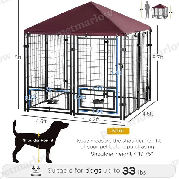Dog Kennel Outdoor - No Shipments On Weekends – view 6