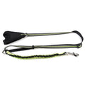 Dog Leash Reflective Dog Lead With Bungee Extend Leash Elastic – Green / S 1.5x(93-137)cm