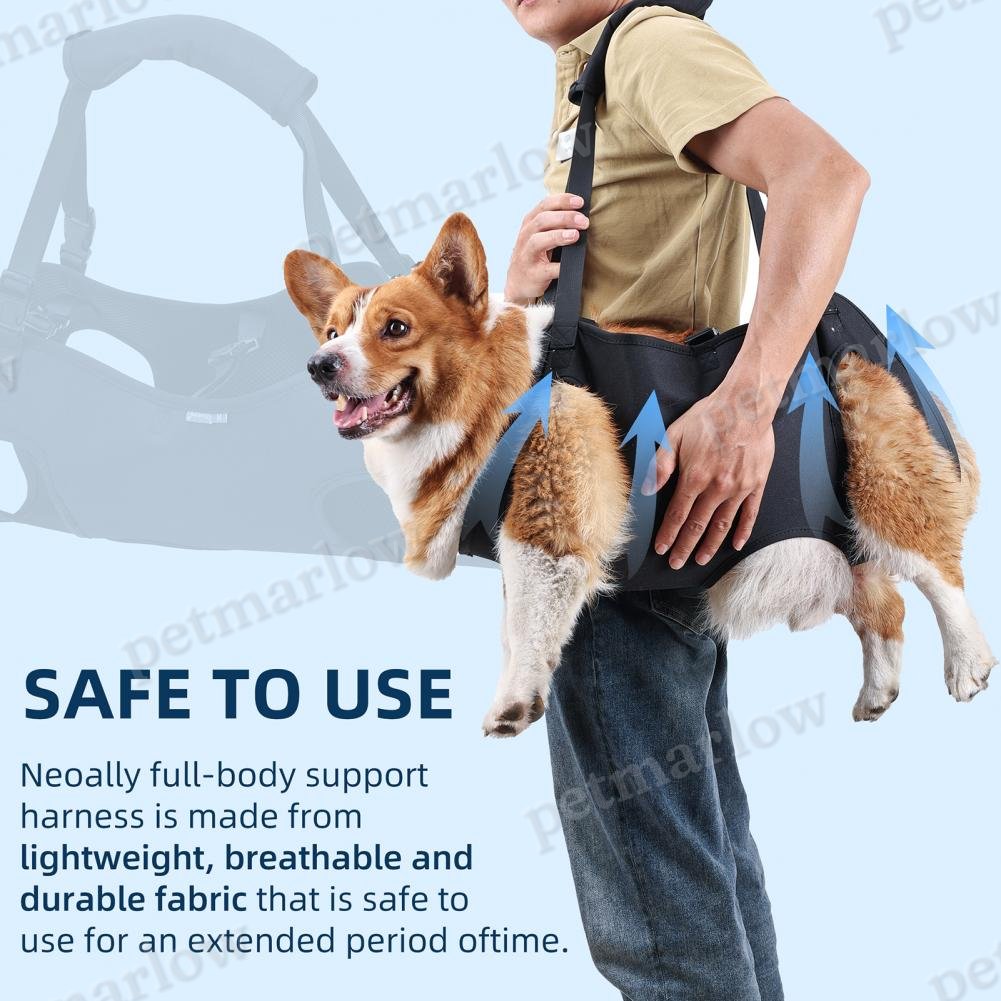Dog Lift Harness For Large Dogs Sling Dog Walking Assistance Adjustable Pet Support Harness – view 5