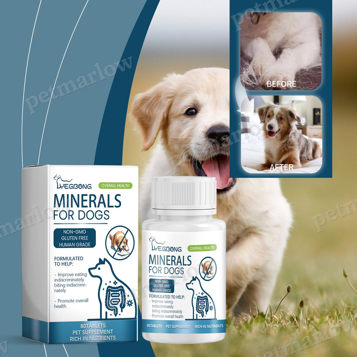 Dog Mineral Supplement Tablets for Appetite & Bone Health – view 4