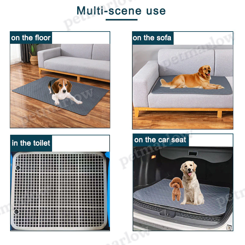 Dog Pee Pad Blanket Reusable Absorbent Diaper Washable – view 4
