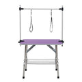 Dog Pet Grooming Table Stainless Steel Frame Rubber Pads