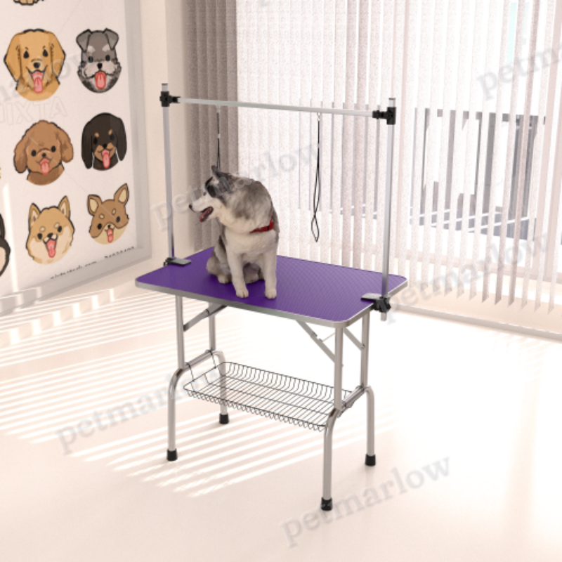 Dog Pet Grooming Table Stainless Steel Frame Rubber Pads – view 3