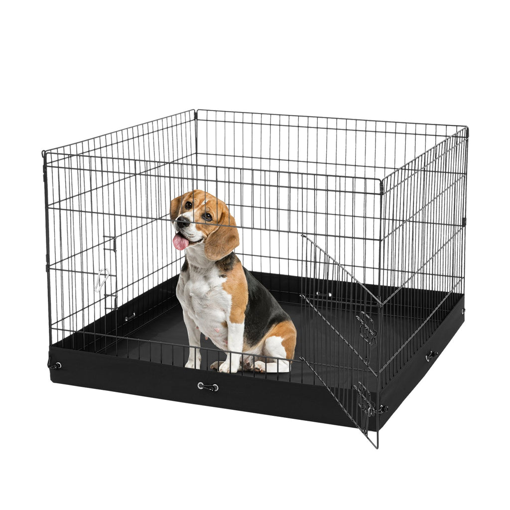 Dog Playpen 4 Panels Foldable Exercise Pen for Small Pets