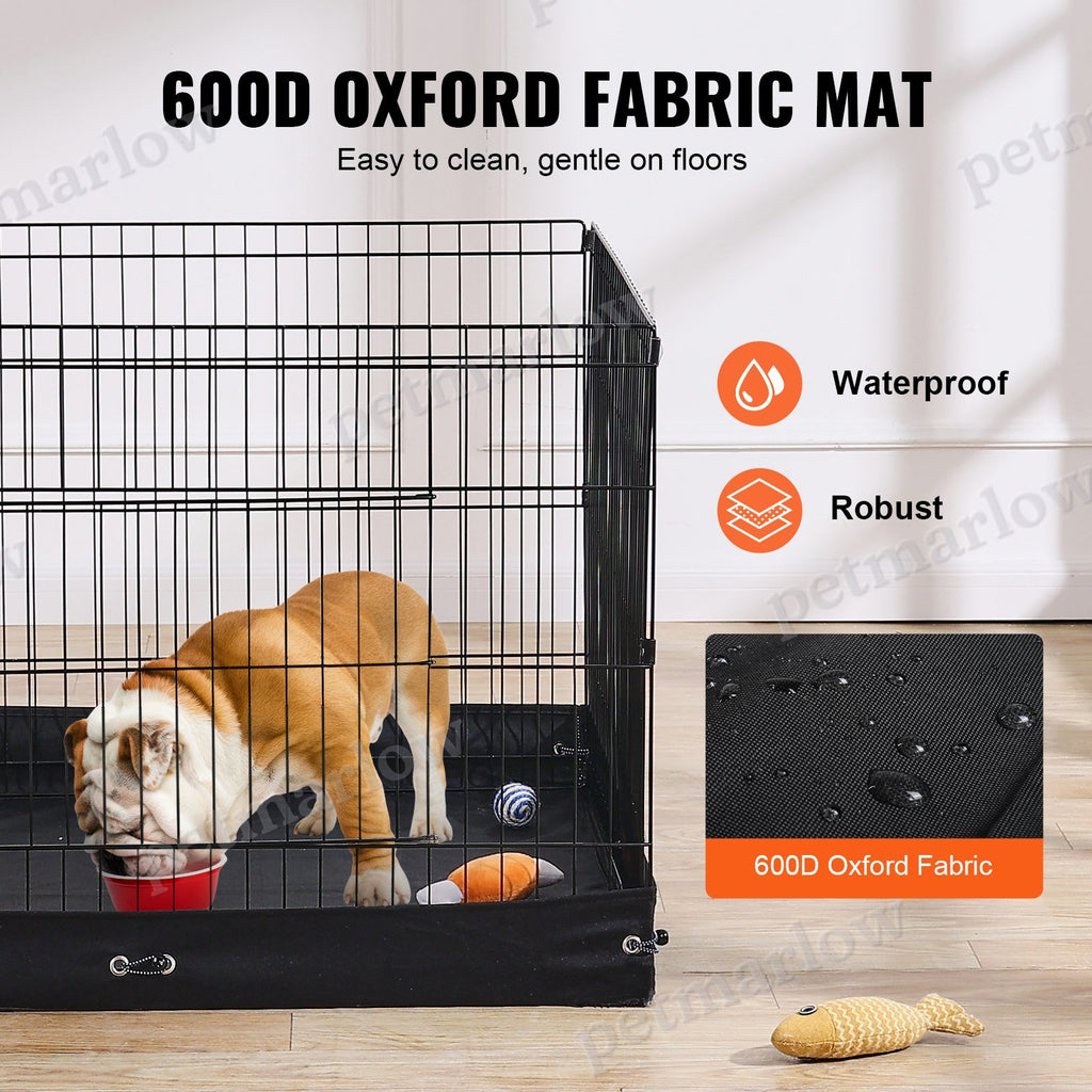 Dog Playpen 4 Panels Foldable Exercise Pen for Small Pets – view 6