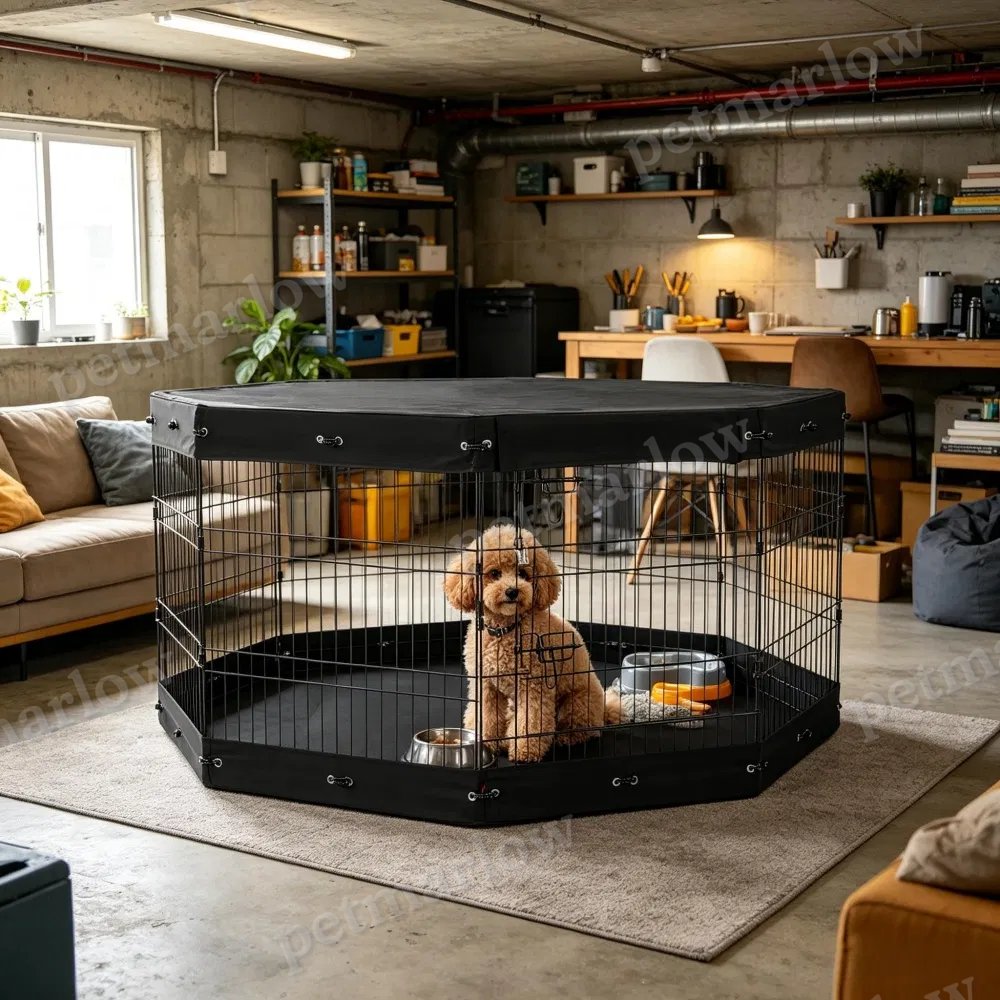 Dog Playpen for Medium Pets with Easy Access – view 4