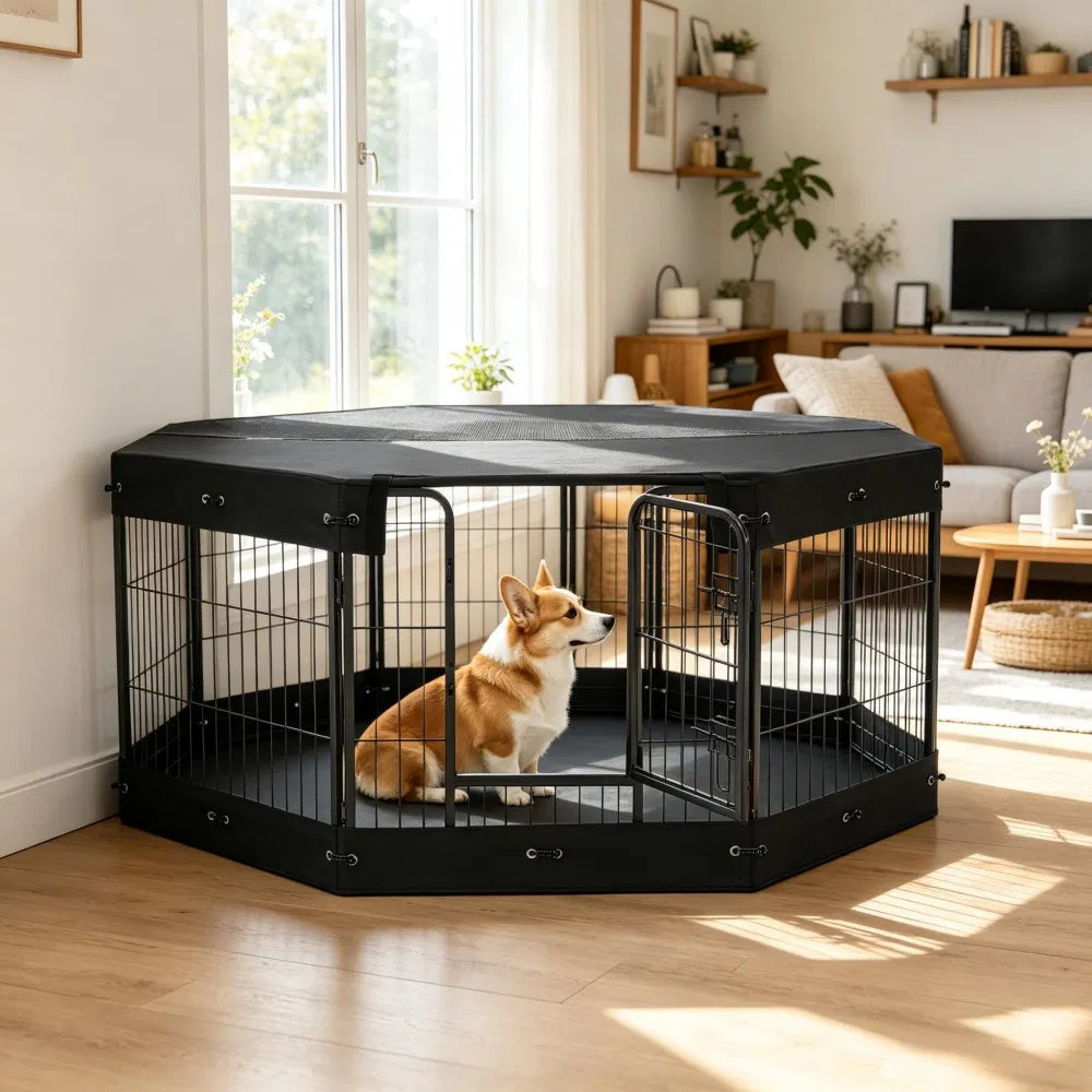 Dog Playpen for Small and Medium Pets with Easy Setup – view 2
