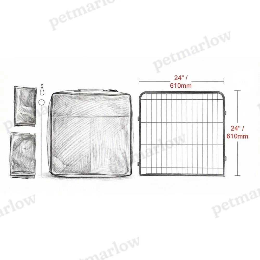 Dog Playpen for Small and Medium Pets with Easy Setup – view 3