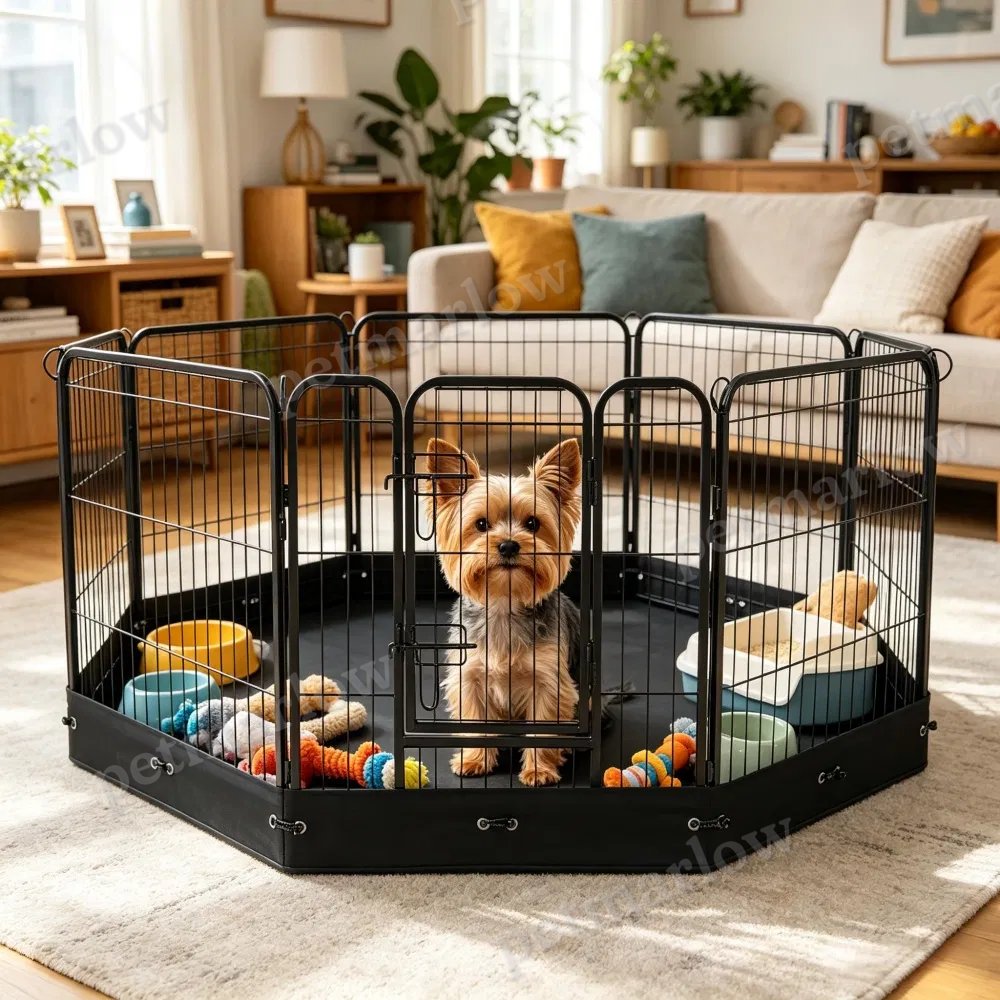 Dog Playpen for Small and Medium Pets with Waterproof Mat – view 5