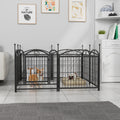 Dog Playpen Indoor 24 Inch Heavy Duty Metal Fence for Pets