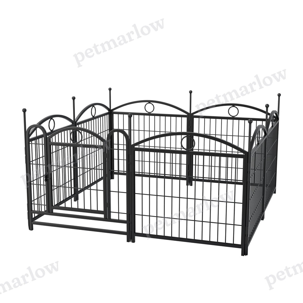 Dog Playpen Indoor 24 Inch Heavy Duty Metal Fence for Pets – view 6