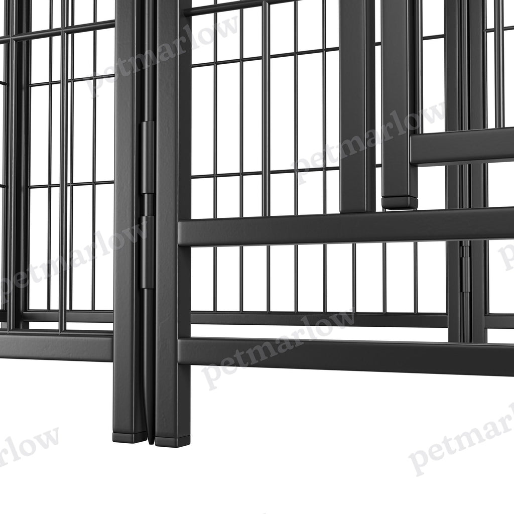 Dog Playpen Indoor 32 Inch Heavy Duty Metal Fence – view 2
