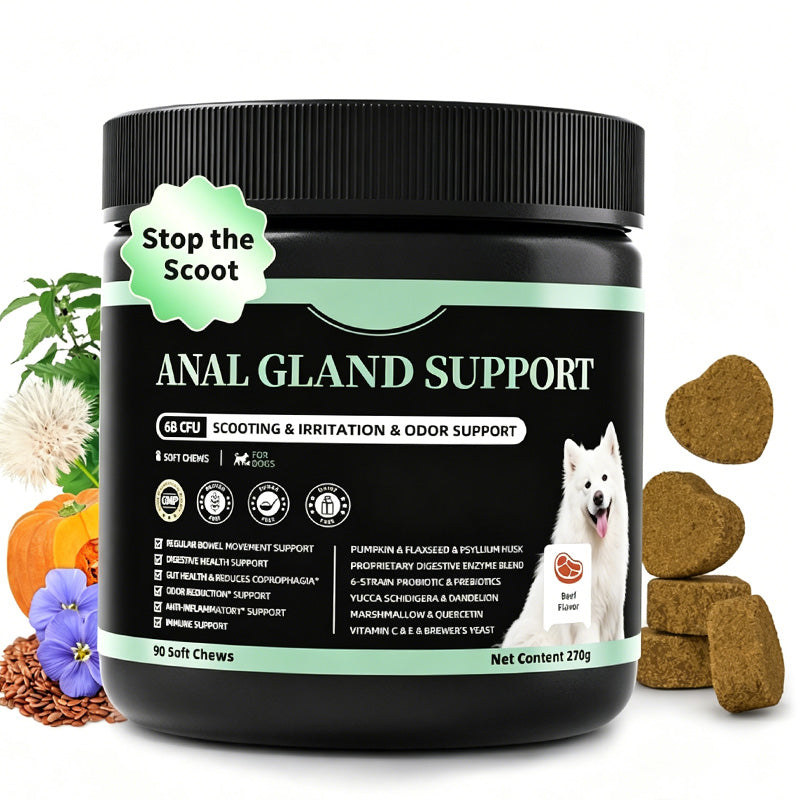 Dog Probiotics and Digestive Enzymes Chews for Gut Health