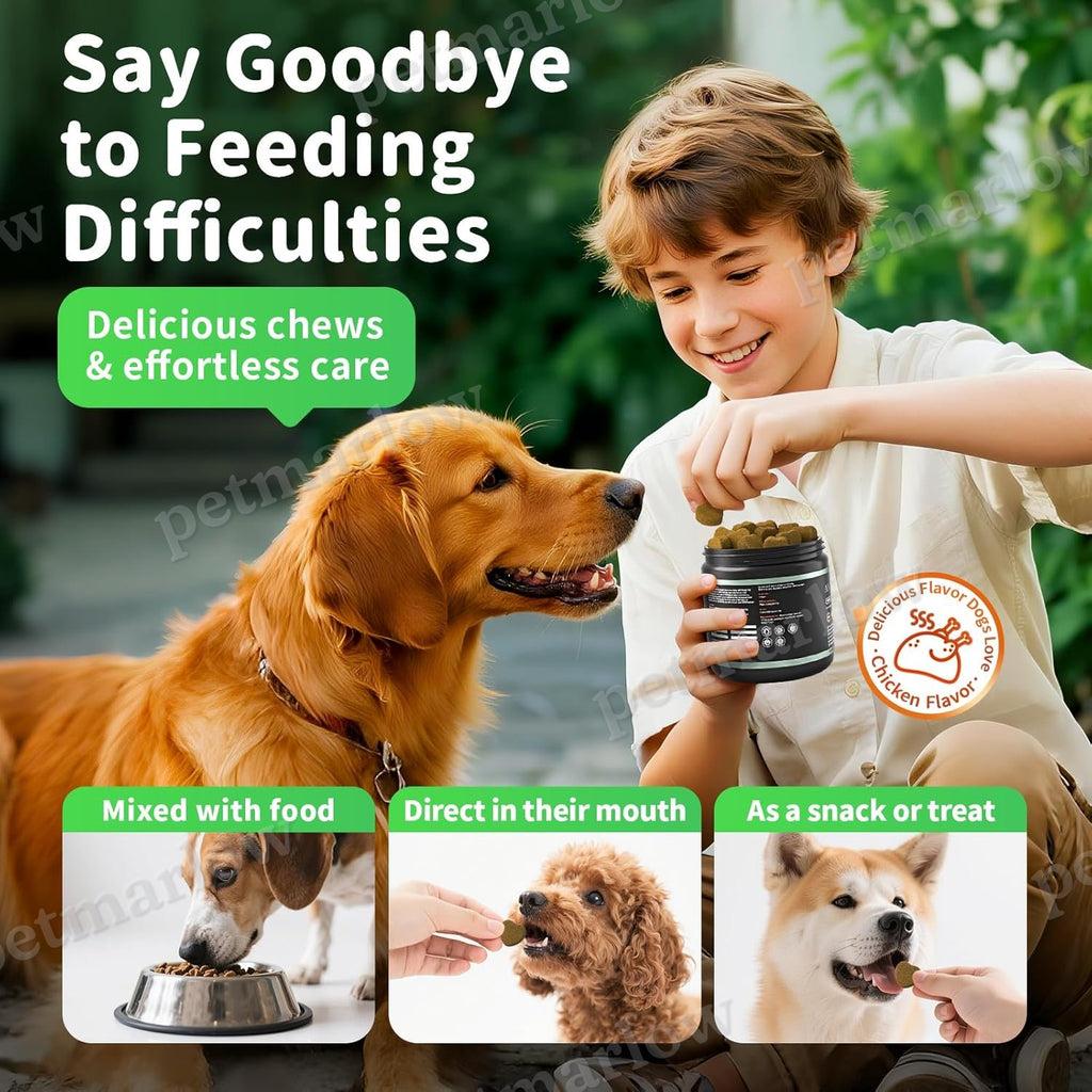 Dog Probiotics and Digestive Enzymes Chews for Gut Health – view 3