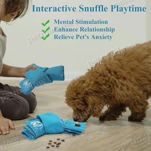 Dog Puzzle Toy with 10 Treat Pockets – view 4