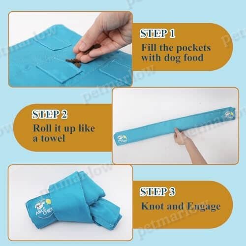 Dog Puzzle Toy with 10 Treat Pockets – view 5