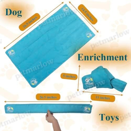 Dog Puzzle Toy with 10 Treat Pockets – view 6