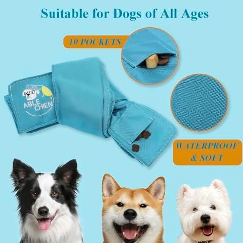 Dog Puzzle Toy with 10 Treat Pockets – view 7