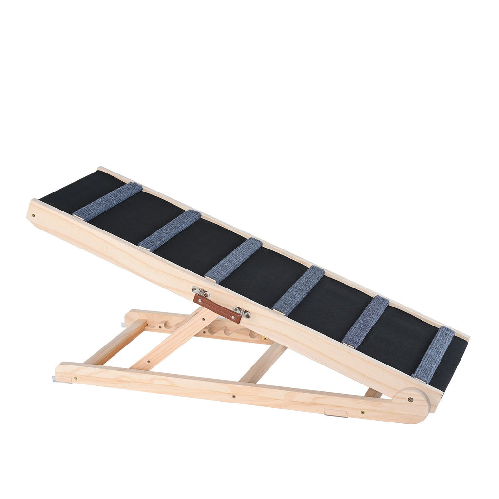 Folding Pet Ramp For Bed, Adjustable Dog Ramp