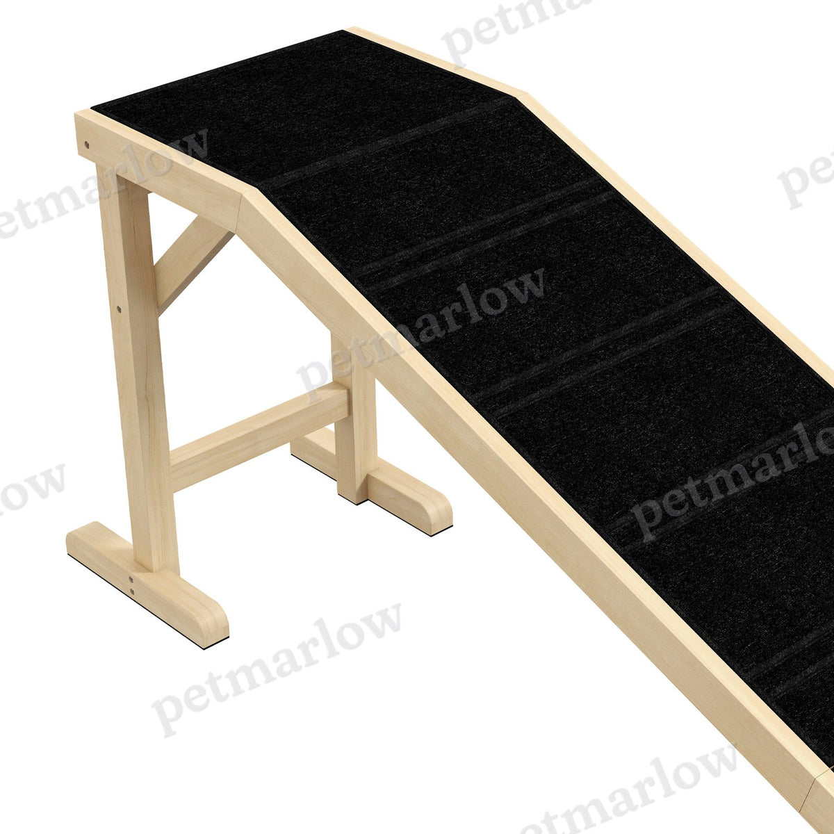 Dog Ramp for Bed with Non-Slip Carpet and Top Platform – view 5