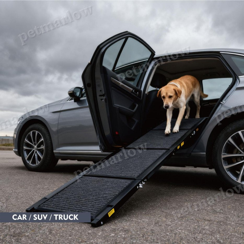 71" Portable Dog Ramp for Car with Non-Slip Surface – view 2