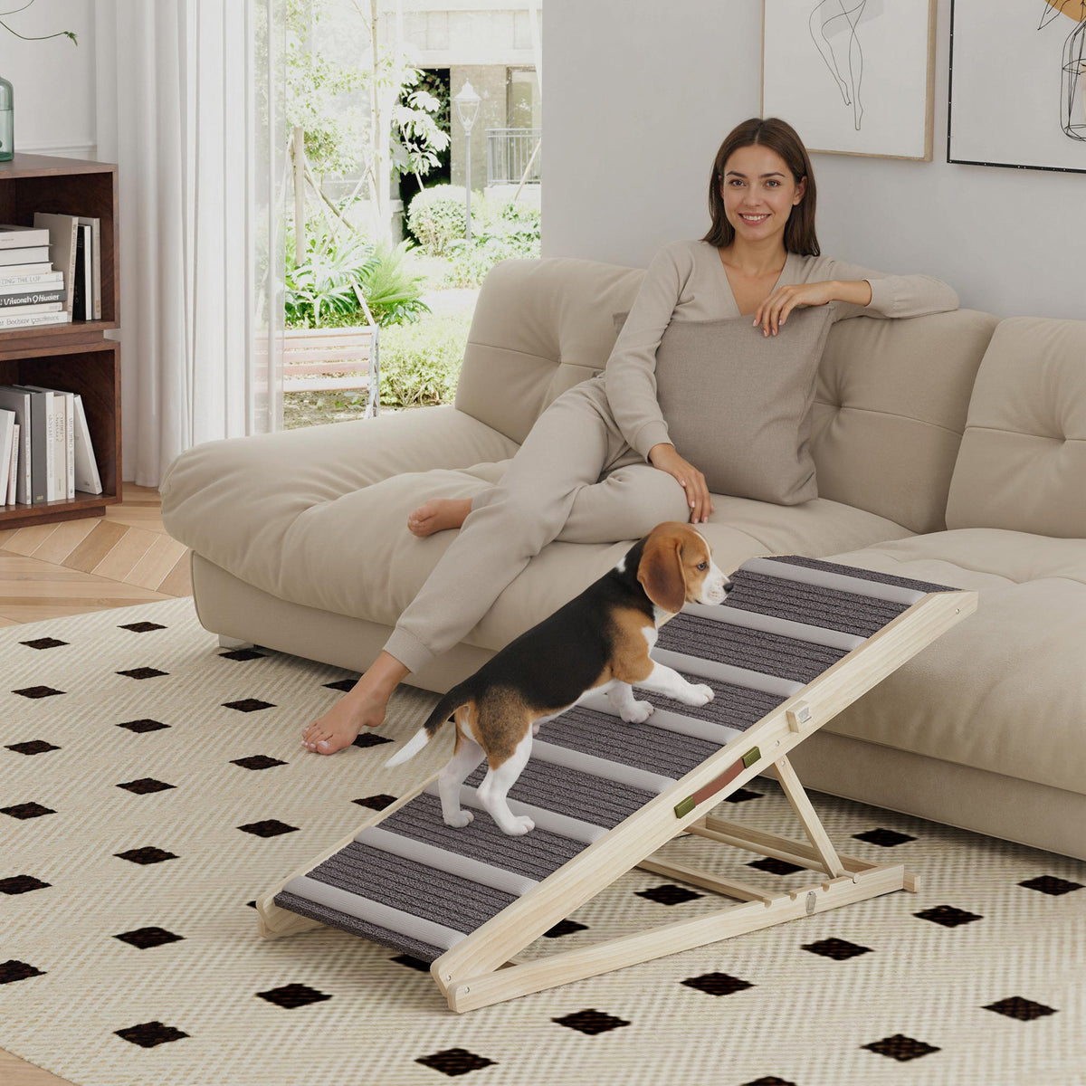 Foldable Dog Ramp for Couch