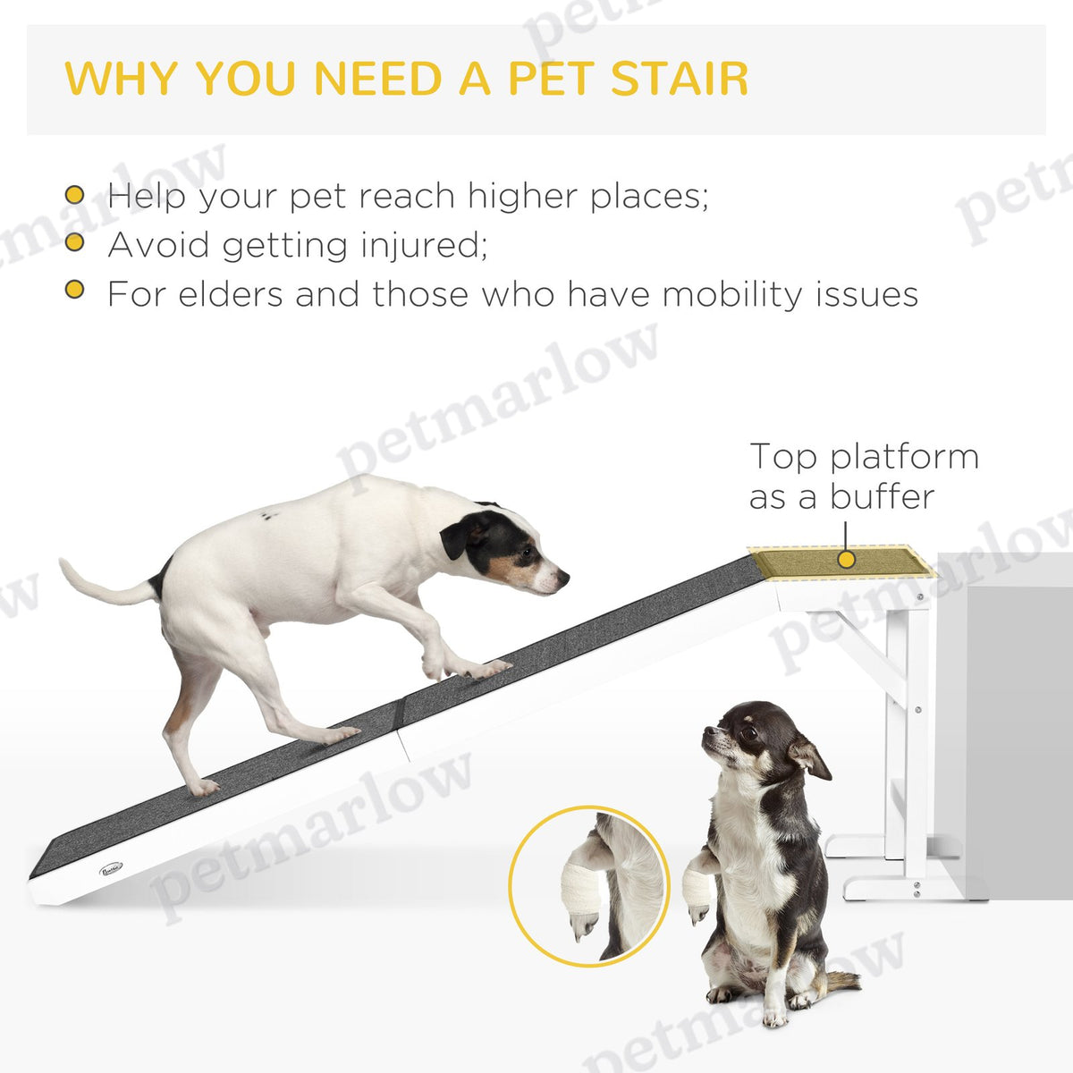 Dog Ramp for Small Dogs with Non-slip Surface – view 4