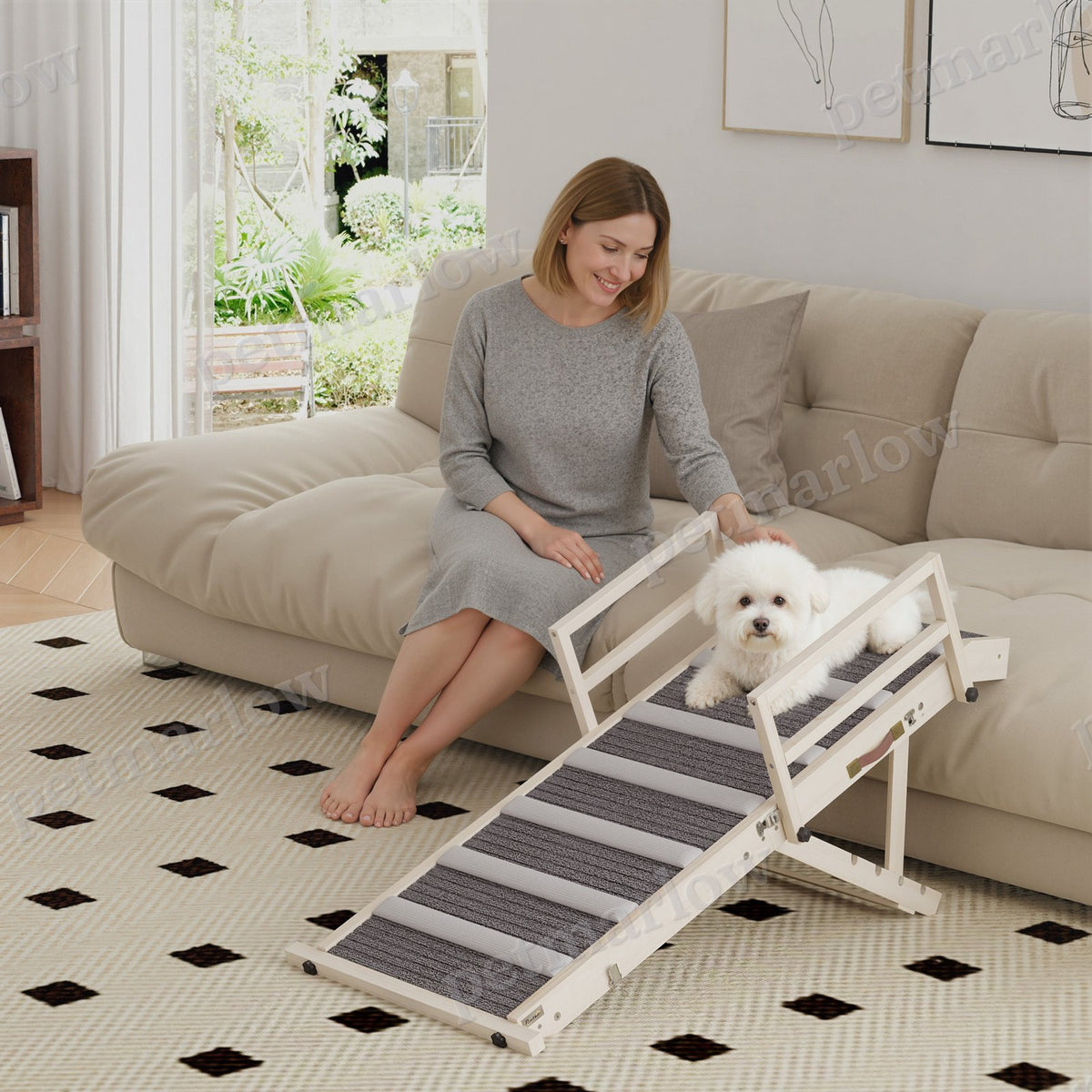Dog Ramp with Adjustable Height for Easy Access – view 5
