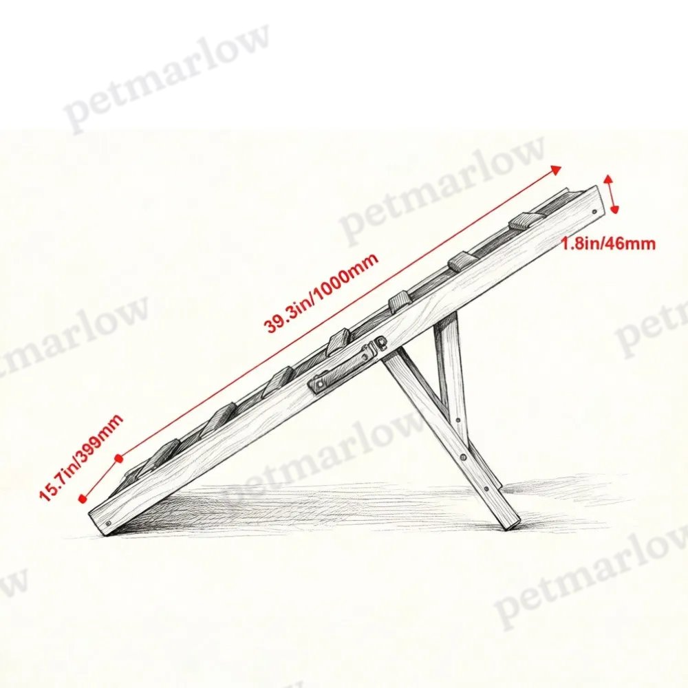 Dog Ramp with Adjustable Height for Easy Access – view 5