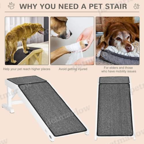 Dog Ramp With Non-Slip Carpet For Easy Access – view 4