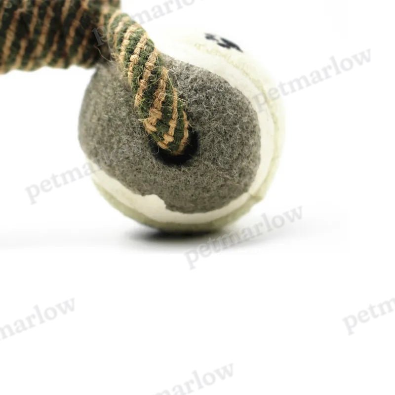 Dog Rope Toys with Balls - Chew Toy for Dogs with Paw Print – view 6