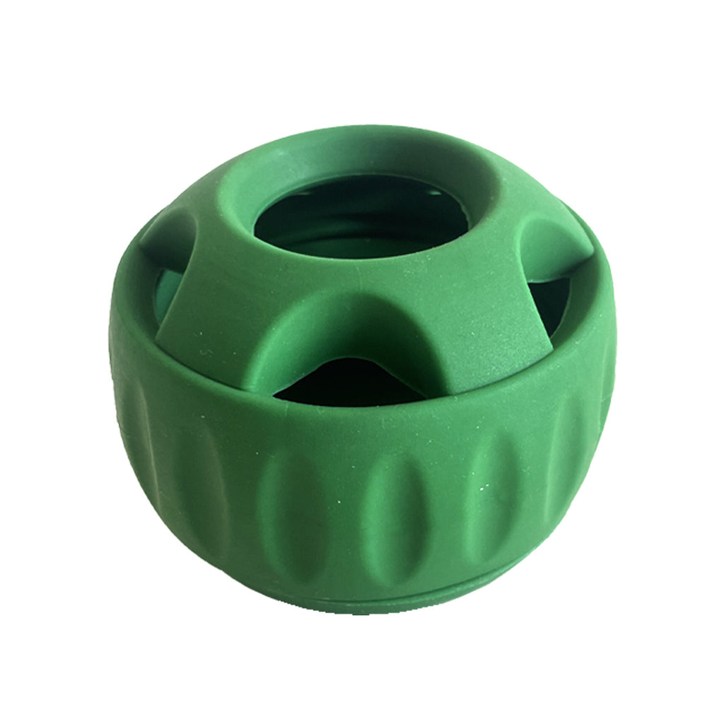 Dog Silicone Slow Food Leakage Toy for Dogs – Slow Food Ball Green