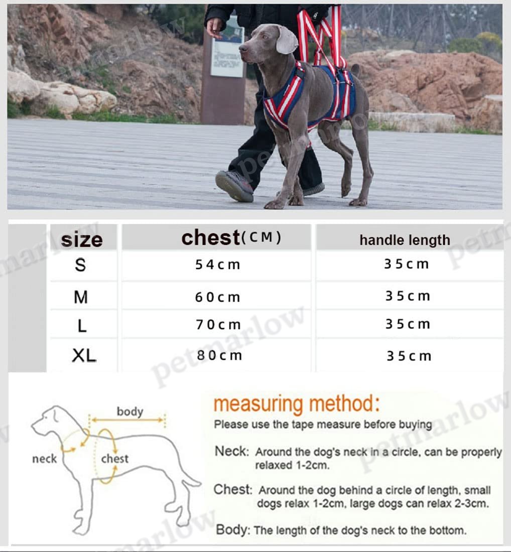 Dog Sling Harness Pet Dog Traction Belt Harness For Large Medium Small Dogs – view 4