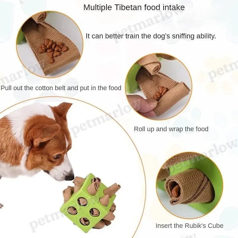 Dog Sniffing Rubik's Cube Toy Pets Boredom Interactive Toy – view 5