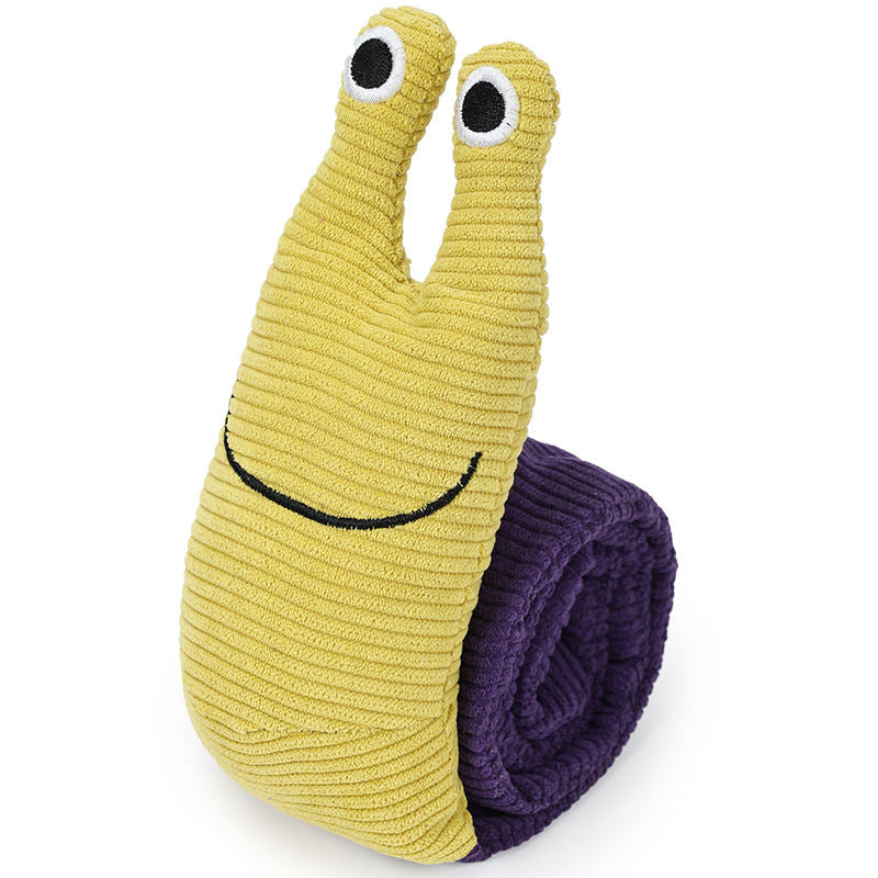 Dog Snuffle Mat Toy Interactive Dog Puzzle Snails Toys Pet Snuffle Mat Slow Feeder Easy To Clean – Yellow purple