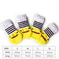 Dog Socks Booties Cat Shoes Anti-scratch – Small Yellow Duck / S