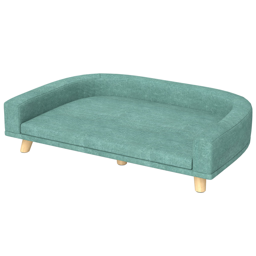 Dog Sofa Couch Bed with Washable Cushion – Green / 780x175x650 mm