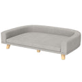 Dog Sofa Couch Bed with Washable Cushion for Large Pets – Gray / 780x175x650 mm