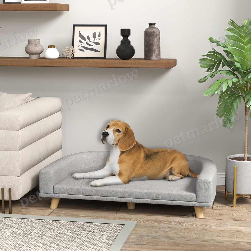 Dog Sofa Couch Bed with Washable Cushion for Large Pets – view 3
